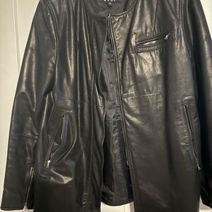 DKNY women’s Black Leather Jacket